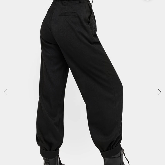Disturbia Dianne Embroidered Ballon Trousers - Black - Picture 6 of 9
